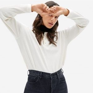 NWOT Everlane The Organic Cotton Waffle Henley